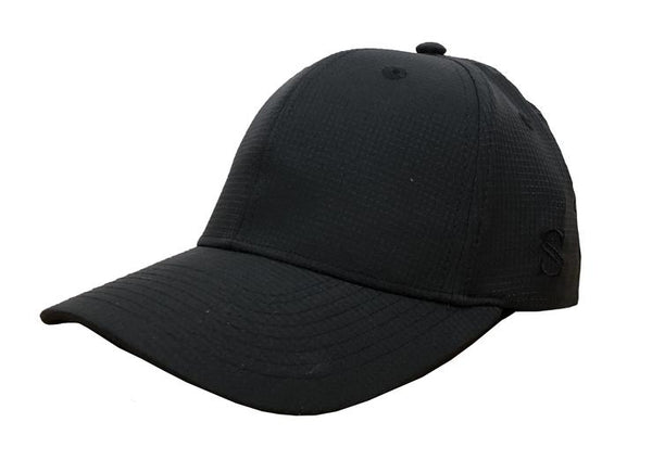 Smitty Performance Black Umpire Stitch – Flex - 8 Fit Precision Officials - Hat
